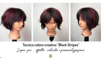 Tutorial Colore Creativo: Tecnica Block Stripe