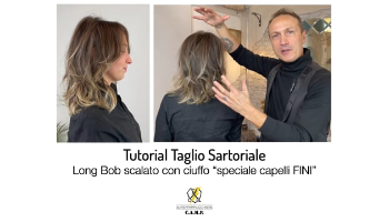 Tutorial Taglio Sartoriale Long Bob Capelli Fini