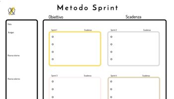 Scheda Metodo Sprint