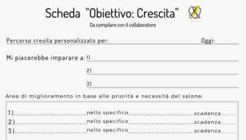 Scheda Obiettivo Crescita (con premio)