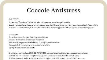 Scheda Tecnica Coccole Antistress