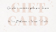 Gift Card 2025 – 2