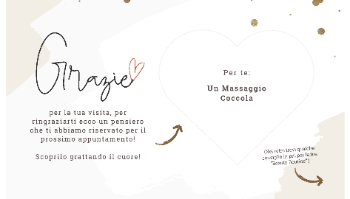 Card Grazie per la Tua Visita (Massaggio)